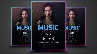 Photoshop Tutorial - Professional Flyer Design (Music Events)