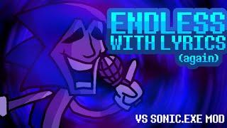 Endless WITH LYRICS (again) Sonic.exe mod Cover (remastered wooow)| FRIDAY NIGHT FUNKIN' with Lyrics