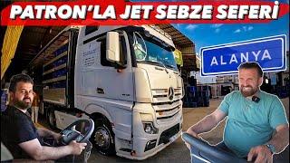 PATRON’LA SEBZE YÜKÜ JET SEFERİ…! (ALANYA-SAMSUN)