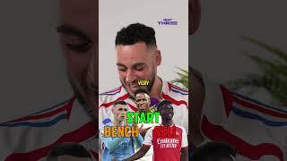 JEREMIE FRIMPONG ranks VINI JR, FODEN & SAKA  #shorts #football #soccer