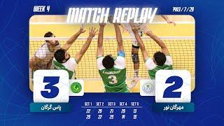 IRAN MEN'S VOLLEYBALL PREMIER LEAGUE 2024-25 | Mehregan Noor vs Pas  Gorgan full match