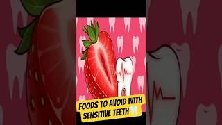 Foods to avoid with sensitive teeth..  #shorts #shortvideo #ytshorts #sensitivity #teeth #dentist