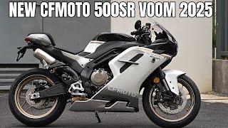 5 in TFT LCD Display | 194 Kg Wet Weight | 500cc | New CFMOTO 500SR VOOM 2025