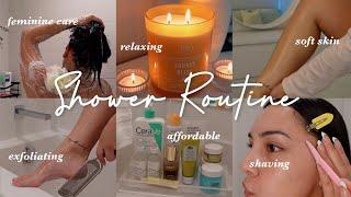 RELAXING SHOWER ROUTINE 2023 SUMMER SELF CARE Soft Skin, Feminine & Body Care, Exfoliate MOTIVATION