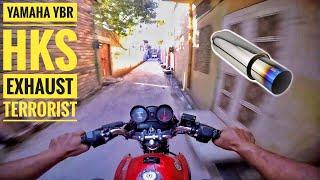 YBR with HKS Exhaust | Raw Sound | POV | Streets Of Pakistan | 2020