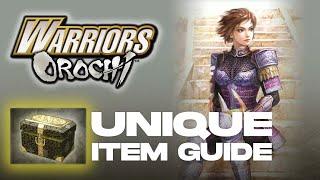 Warriors Orochi | Ginchiyo Tachibana's Unique Item Guide