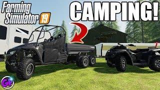 CAMPING FS19 TENT MOD FARMING SIMULATOR 19 CAMPING BUILDING FIRE FARMING SIMULATOR 2019
