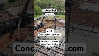 Subscribe for more concrete content! FOLLOW @concreteiron #concrete #concreteconstruction