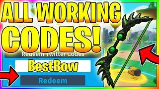 ALL *NEW* BOW SIMULATOR CODES UPDATE Roblox Bow Simulator Codes