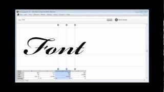 Handwriting Fonts in Fontographer 5