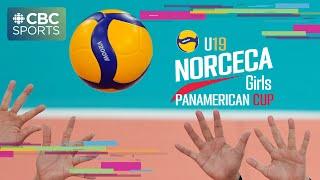 NORCECA Women's Volleyball U19 Pan Am Cup: USA vs Venezuela | #CBCSports