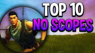 Top 10 UNBELIEVABLE NOSCOPES COMPILATION!! Fortnite Battle Royale Gameplay