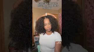 Unice Vpart kinky curly wig install #naturalhair #vpartwig #unicewig #unicehair #unicehairwig