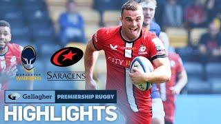 Worcester v Saracens - HIGHLIGHTS | Malin scores FOUR In Close Game | Gallagher Premiership 2021/22
