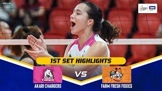 AKARI vs. FARM FRESH | SET 1 GAME HIGHLIGHTS | 2024-25 PVL ALL-FILIPINO CONFERENCE | MARCH 4, 2025