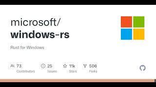 GitHub - microsoft/windows-rs: Rust for Windows