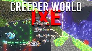 USING BOMBS TO DESTROY THE CREEP! - CREEPER WORLD IXE