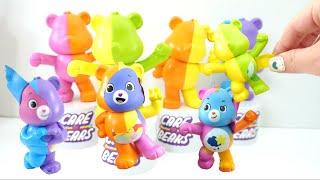 ASMR Satisfying Peel n Reveal Care Bears Surprise Figures