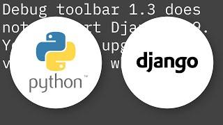 django debug toolbar throws Improperly Configured Exception