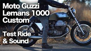 46works MotoGuzzi Lemans1000 custom  Set Up & Test Ride