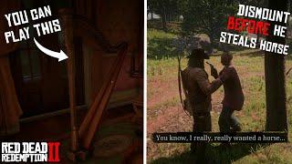 10 AMAZING DETAILS In RDR2 You Won’t Believe! | Red Dead Redemption 2