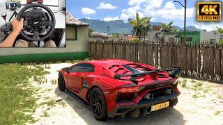 1200HP Lamborghini Aventador SVJ | Forza Horizon 5 | Thrustmaster T300RS gameplay