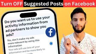 How to turn off suggested for you on facebook | How to hide suggested for you on facebook