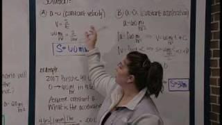 Units in Physics: velocity versus acceleration