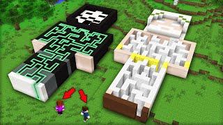 ЛАБИРИНТ ХАКЕРА ПРОТИВ ЛАБИРИНТА БОГА В МАЙНКРАФТ 100% троллинг ловушка minecraft