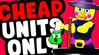 CAN CHEAP UNITS BEAT EVERY GAME?! (Five Nights TD)