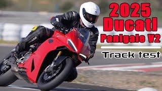 Easy superbiking - The 2025 Ducati Panigale V2 track test.