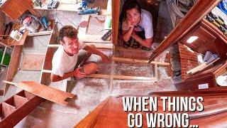 WE F*** UP!    Abandoned Boat Restoration Project | SAILING SEABIRD Ep.73