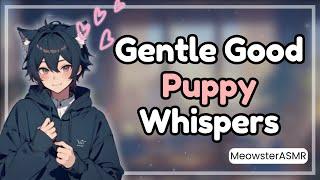 [ASMR] Whispered "Good Puppy" Comfort (Gentle Close Whispers & Mic Scratching) [M4M]