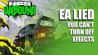 EA Lied About Turning Off Effects in NFS Unbound