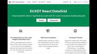 React DataGrid