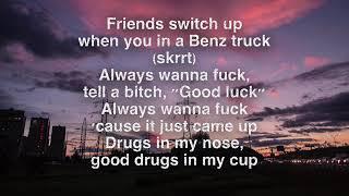 LIL PEEP - BENZ TRUCK - LYRICS