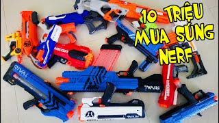 Dùng Hết 10 Triệu Mua Đồ Chơi Bắn Súng Nerf (Phần 5)