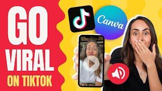 Canva for TikTok | How to make an Awesome VIDEO with SOUND Effects | EASY Canva Tutorial