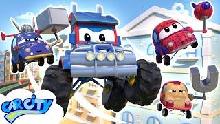 Super Ciężarówka, Monster Truck i Avengers ratują miasto