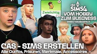 Alle CAS-Inhalte  SIMS ERSTELLEN ‍️ Die Sims 4 Vom Hobby zum Business Erweiterungspack