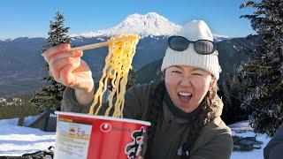 Eat ramen on top of a mountain with me! | Let’s talk Content Creation and 2025 hopes & dreams