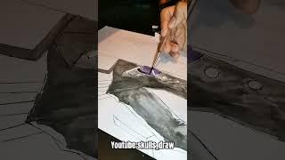 DRAWING TITAN TV MAN #skibiditoilet #art  #dibujo #tutorial #cameraman #tvman