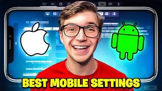 The BEST Fortnite Mobile iOS & Android Settings! (FPS, Sensitivity, HUD & More)