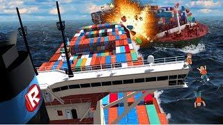 Roblox | SAVING PEOPLE FROM SHIP CRASH! (Roblox Adventures)