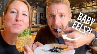 Spanish Food Tour in MURCIA Spain  - the BEST Tapas! we ate Baby Eels??