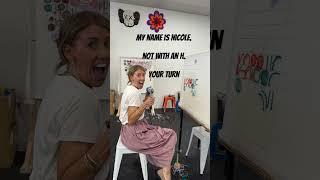 My name is Nicole. Not with an h. Your turn. #shorts #fyp #viralvideo #subscribeformore #relatable