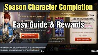 Black Desert Mobile New Season Character Completion - Guide & All Rewards