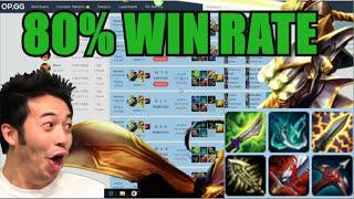 80% WIN RATE MASTER YI FULL CRIT BUILD- NA Diamond 1/Masters Player