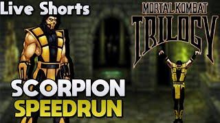 SPEEDRUN MORTAL KOMBAT SCORPION  (LIVE SHORTS)