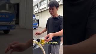 Turn wast oil into good oil #oilreserves #howtomakeoil #youtubeshorts #factory #diy #smallbusiness